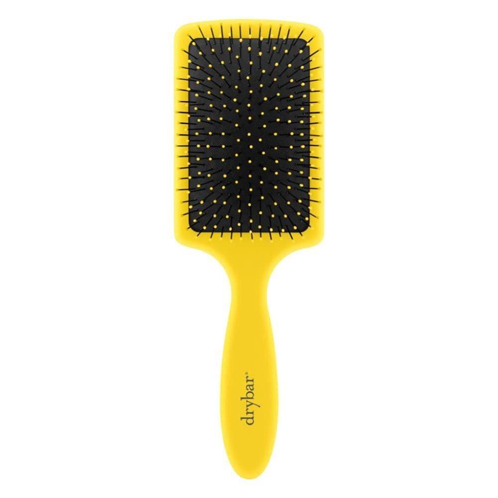 Drybar The Lemon Bar Paddle Bürste – Gelbe Nylonbürste für glänzendes, frizzfreies Haar