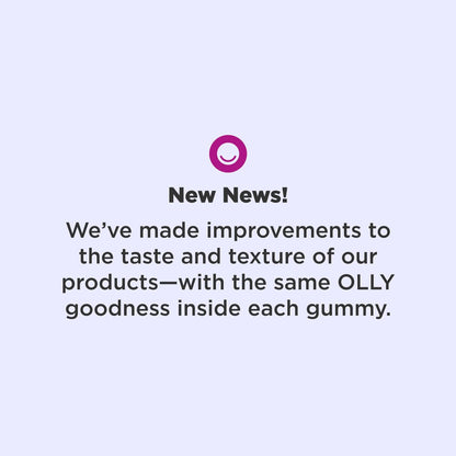 OLLY Extra Strength Schlaf-Gummibärchen, gelegentliche Schlafunterstützung, 5 mg Melatonin, L-Theanin, Blackberry Zen Geschmack, 30-Tage-Vorrat - 60 Stück (Verpackung kann variieren)