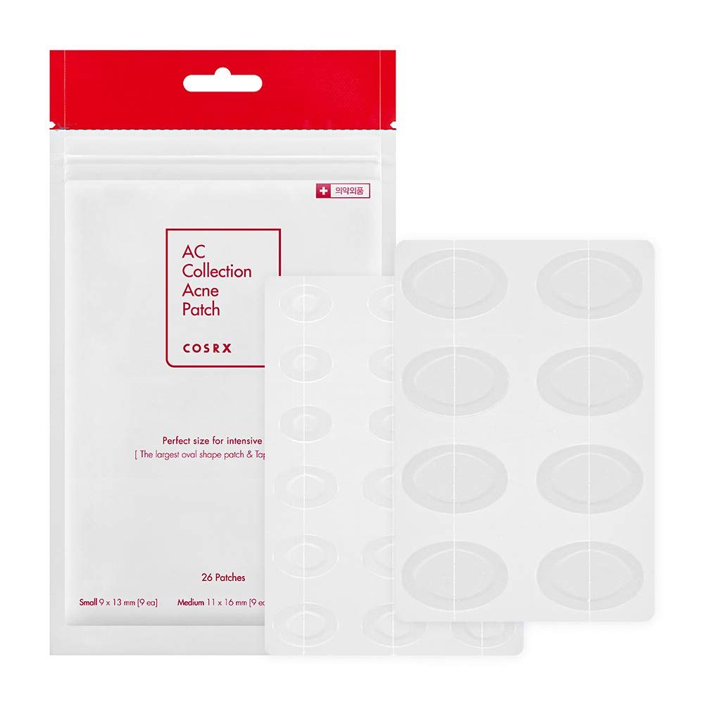 COSRX AC Collection Akne-Pflaster – 26 Hydrokolloid-Patches mit Centella Asiatica für Gesicht und Körper