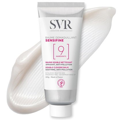 SVR Sensifine Reinigungsbalsam – Sanfte Doppelreinigung für empfindliche Haut – Entfernt Make-up, Schmutz und Unreinheiten – Nicht fettende Feuchtigkeitspflege – Hypoallergen, dermatologisch getestet – 100 ml