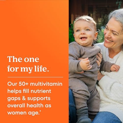 One A Day Multivitamin für Frauen ab 50 – Gummibärchen mit Vitaminen für Immunsystem, Augengesundheit und Gehirnfunktion, 110 Stück