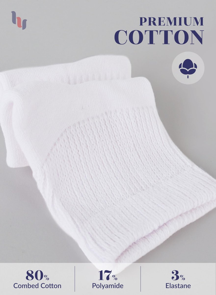 Hugh Ugoli Damen Baumwoll-Diabetes-Knöchelsocken, Weit, Locker & Dehnbar, Nahtlose Zehe & Nicht einschnürendes Bündchen, Halbe Polsterung, 3 Paar, Weiß, Schuhgröße: 6-9