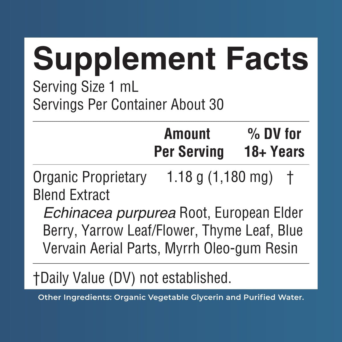 MARYRUTH'S Lymphatische Unterstützung flüssige Tropfen USDA Organic | Kräutermischung mit Echinacea & Holunder | Eisenkraut | Vegan | Alkoholfrei | Nicht-GMO | 30 Portionen