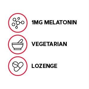 GNC Melatonin 1 mg – Kirsche, unterstützt erholsamen Schlaf, 120 Lutschtabletten