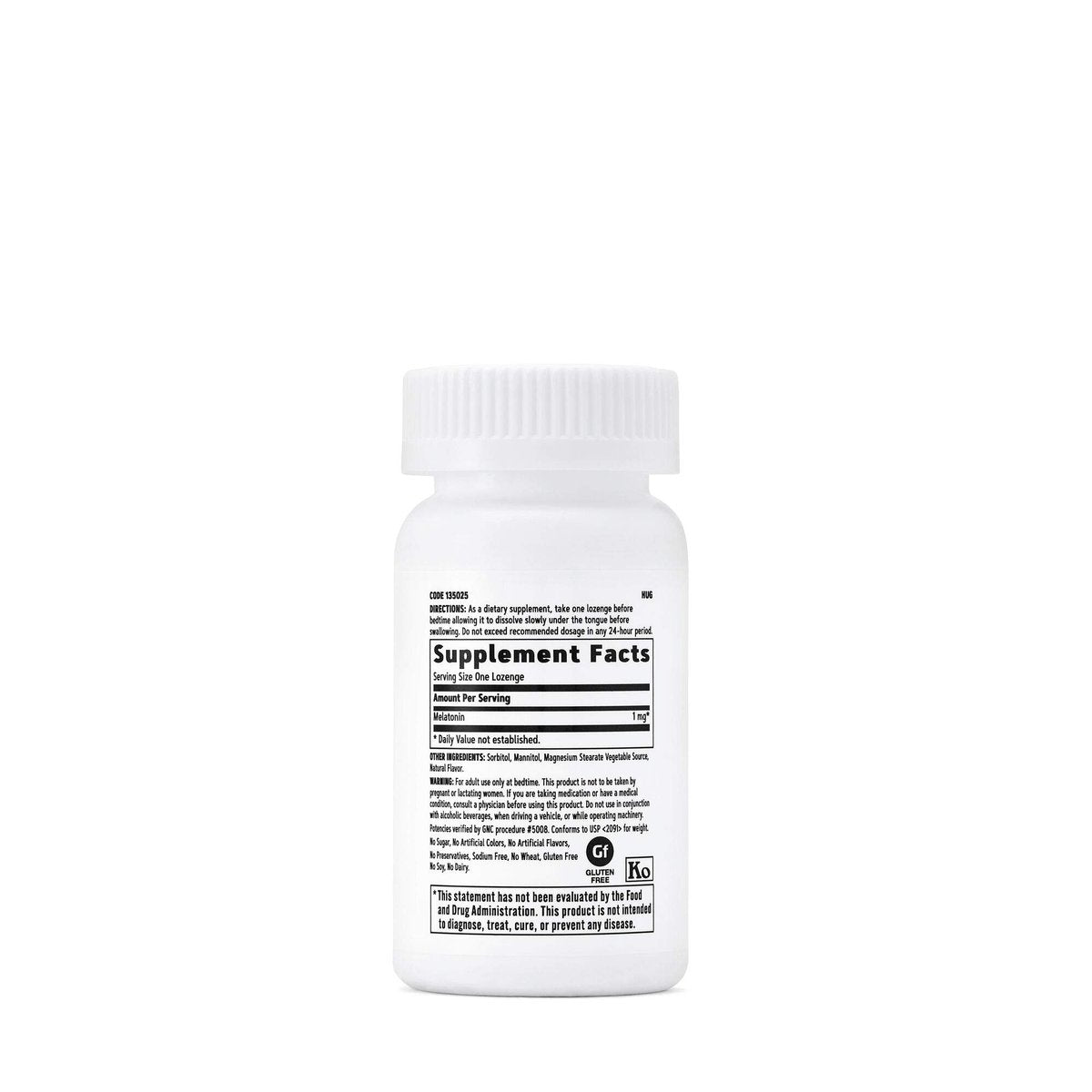 GNC Melatonin 1 mg – Kirsche, unterstützt erholsamen Schlaf, 120 Lutschtabletten