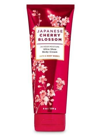 Bath & Body Works Japanische Kirschblüte - Feuchtigkeitsspendendes Duschgel, Duftnebel und Körpercreme - 3-teiliges Geschenkset (2020)