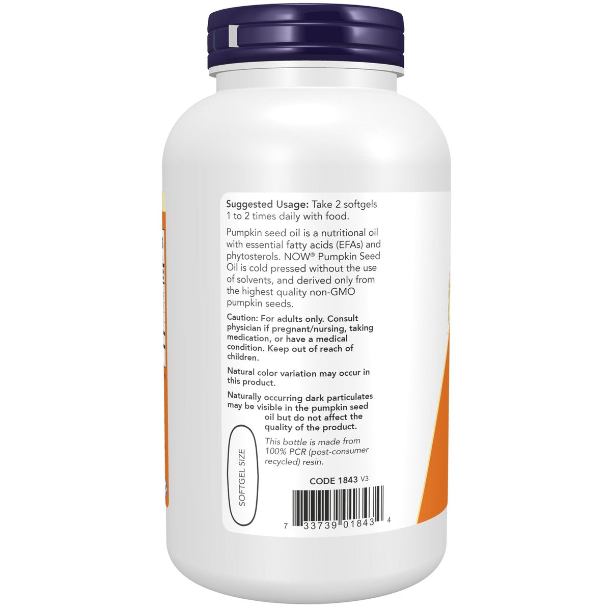 NOW Foods Kürbiskernöl 1000 mg mit essentiellen Fettsäuren und Phytosterolen, kaltgepresst, 200 Softgels