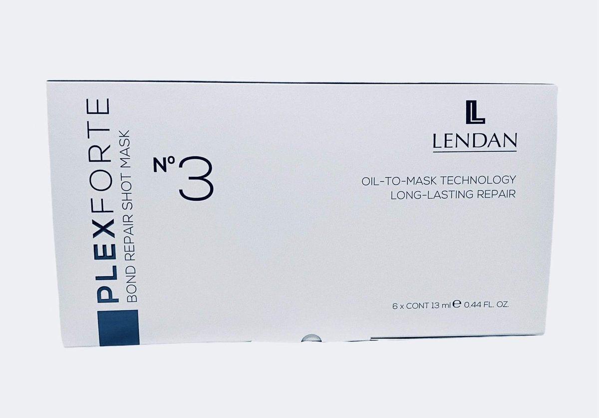 Lendan PlexForte Nº3 Bond Repair Shot Mask – Professionelle Sofort-Haarreparatur, 6 × 13 ml Vials