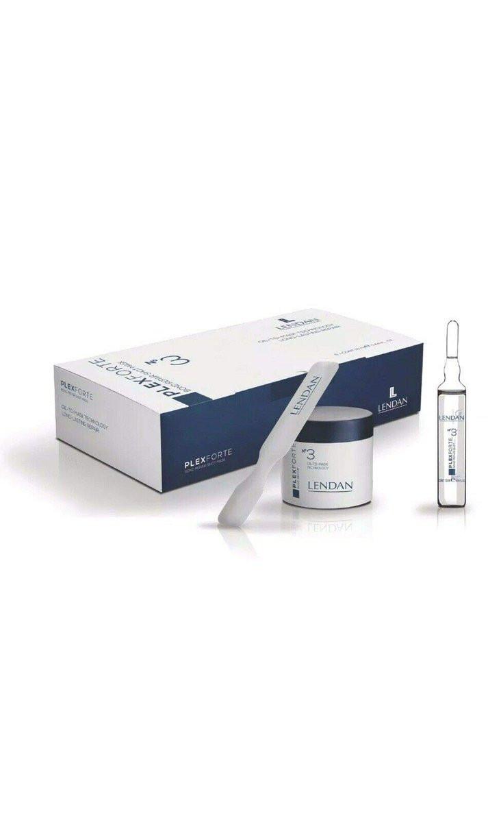 Lendan PlexForte Nº3 Bond Repair Shot Mask – Professionelle Sofort-Haarreparatur, 6 × 13 ml Vials
