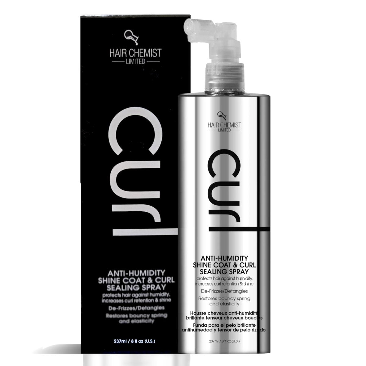 Hair Chemist CURL Anti Humidity Shine Coat & Curl Sealing Spray 236 ml
