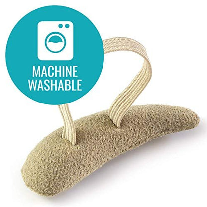 Steins Hammer Toe Crest Cushion und Buttress Pad – Druckentlastung bei Hühneraugen und Hammerzehen, Mittel Links, Beige, 3er-Pack