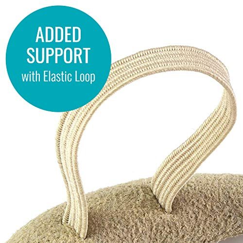Steins Hammer Toe Crest Cushion und Buttress Pad – Druckentlastung bei Hühneraugen und Hammerzehen, Mittel Links, Beige, 3er-Pack