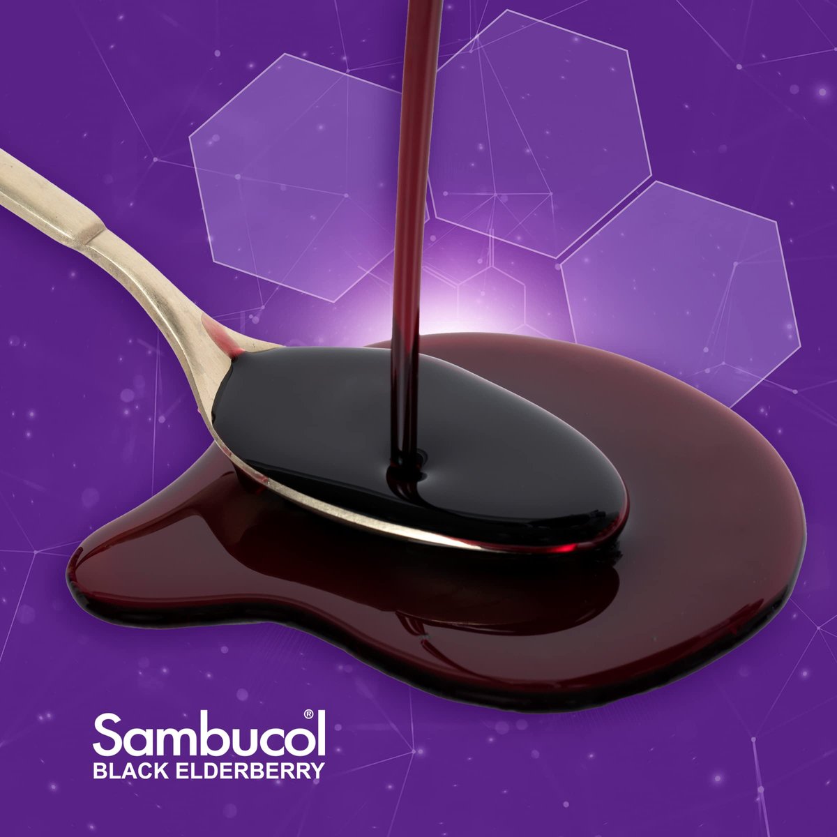 Sambucol Advanced Holunderbeeren Sirup – Mit Zink und Vitamin C für Erwachsene, Immununterstützung, Hoher Antioxidantiengehalt, Glutenfrei – 118 ml