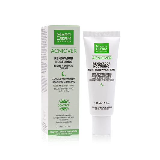 Martiderm Acniover Night Renewer 40ml – Nachtcreme gegen Akne und Unreinheiten