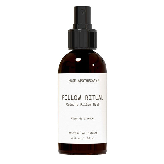 Muse Apothecary Pillow Ritual – Beruhigender Kissen- und Raumspray mit natürlichen Aromatherapie-Ölen – 118 ml, Fleur du Lavender