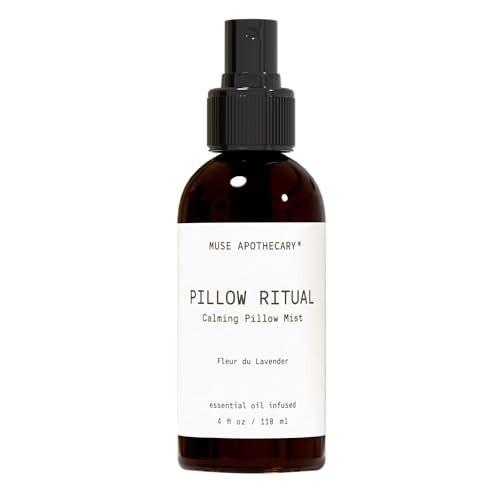 Muse Apothecary Pillow Ritual – Beruhigender Kissen- und Raumspray mit natürlichen Aromatherapie-Ölen – 118 ml, Fleur du Lavender
