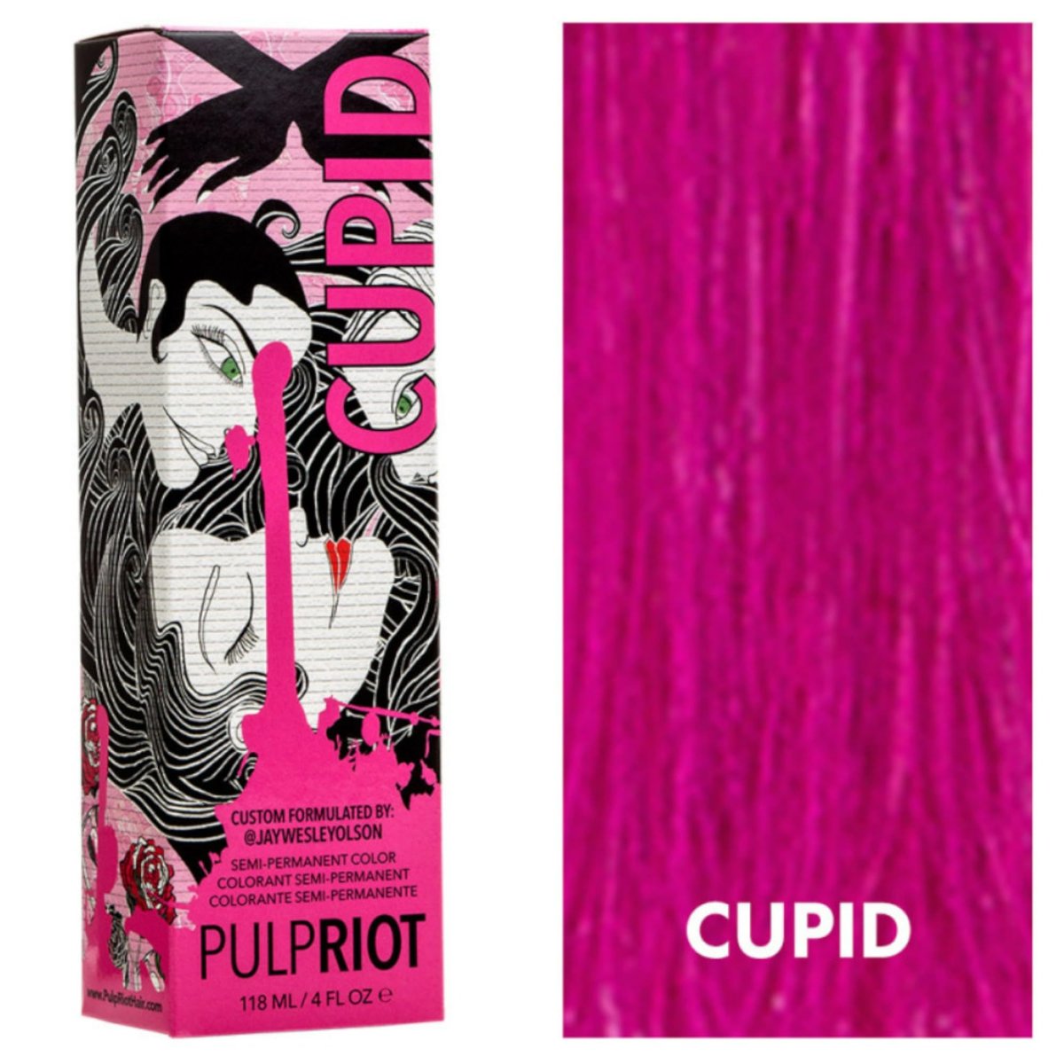 Pulp Riot Semi-Permanent Haarfarbe 4oz – Cupid (Pink)