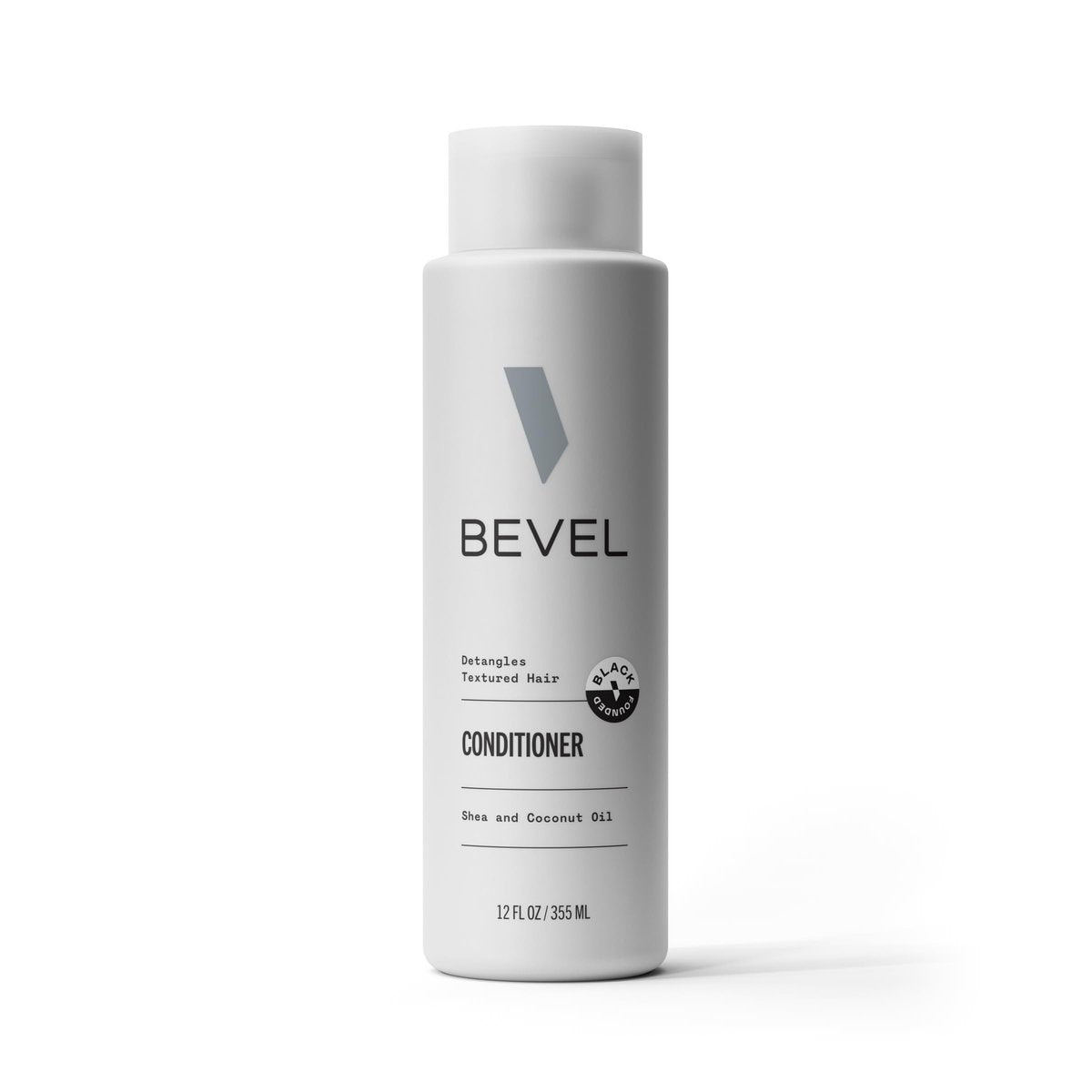Bevel Haarconditioner für Männer mit Kokosöl und Sheabutter – Sulfatfreier Conditioner für strukturiertes Haar – Feuchtigkeitsspendend, pflegend und entwirrend – 355 ml