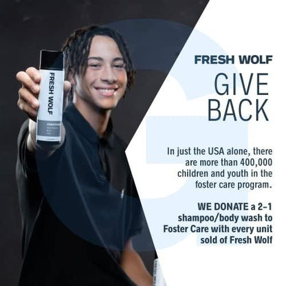 Fresh Wolf Haarstylingwachs für Männer | Professioneller mittlerer Halt | Für alle Haartypen | Natürliche, klassische & ultra-kontrollierte Styles | Hergestellt in den USA | 2 oz, duftend