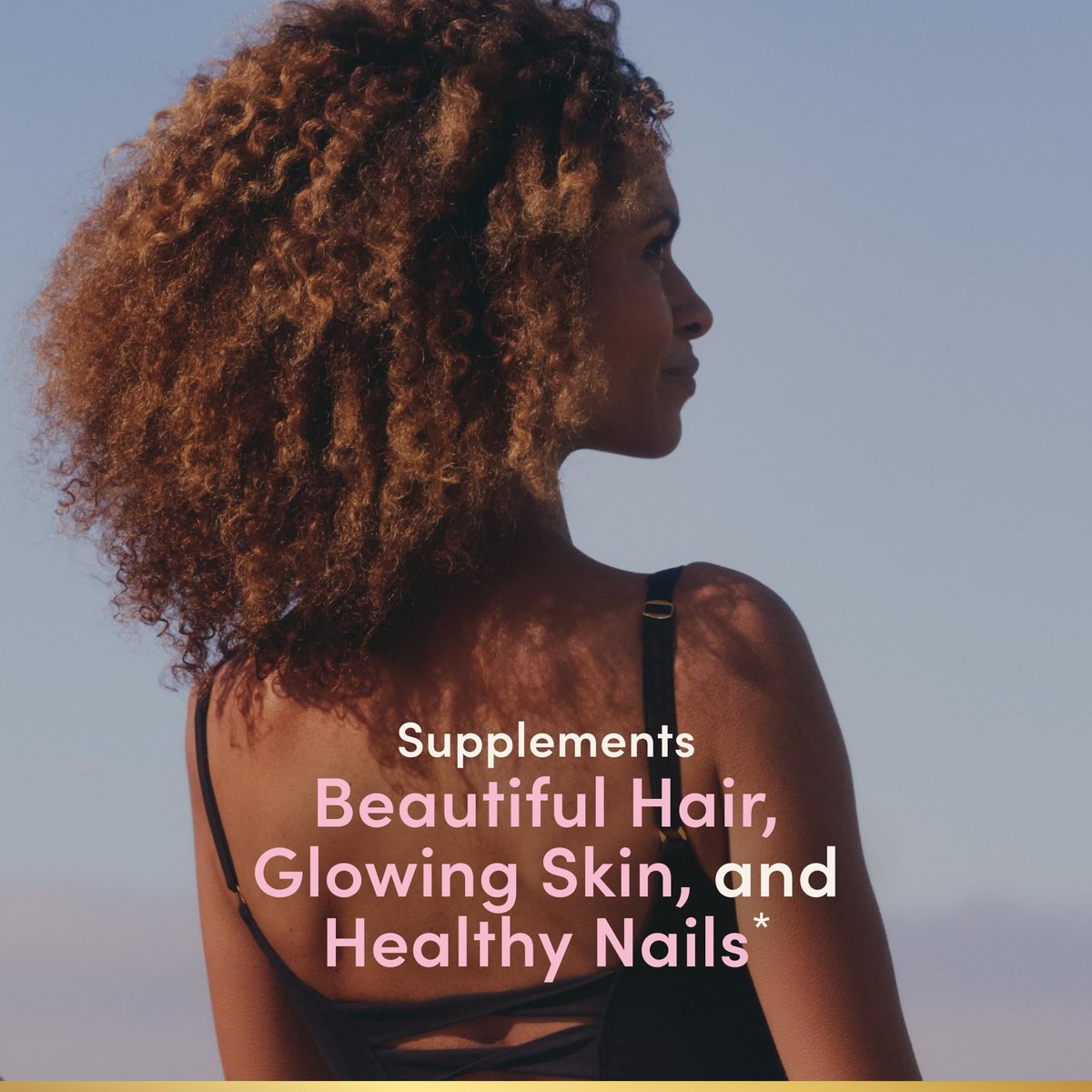 Nature's Bounty Optimal Solutions Haare, Haut, Nägel, 2X Biotin, 200 Erdbeer-Gummis