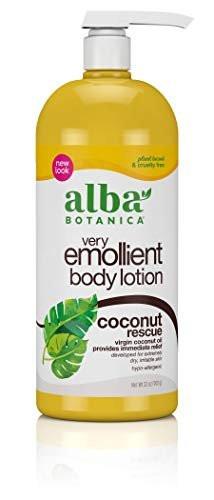 Alba Botanica Very Emollient Body Lotion Coconut Rescue 946 ml - Reichhaltige Feuchtigkeitspflege