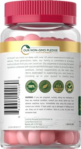 Carlyle Vegan Apfelessig Gummibärchen | 75 Stück | Apfelgeschmack | Nicht-GVO, Glutenfrei | ACV Nahrungsergänzungsmittel