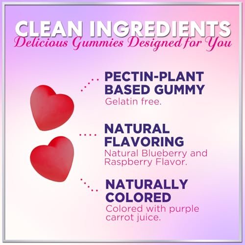 Haarvitamine Gummibärchen mit Biotin 5000 mcg pro Portion – Haarwachstum Unterstützung mit Vitamin E & C für dickeres, stärkeres & schöneres Haar – Haar, Haut und Nägel Vitamin, glutenfrei – 60 Gummibärchen