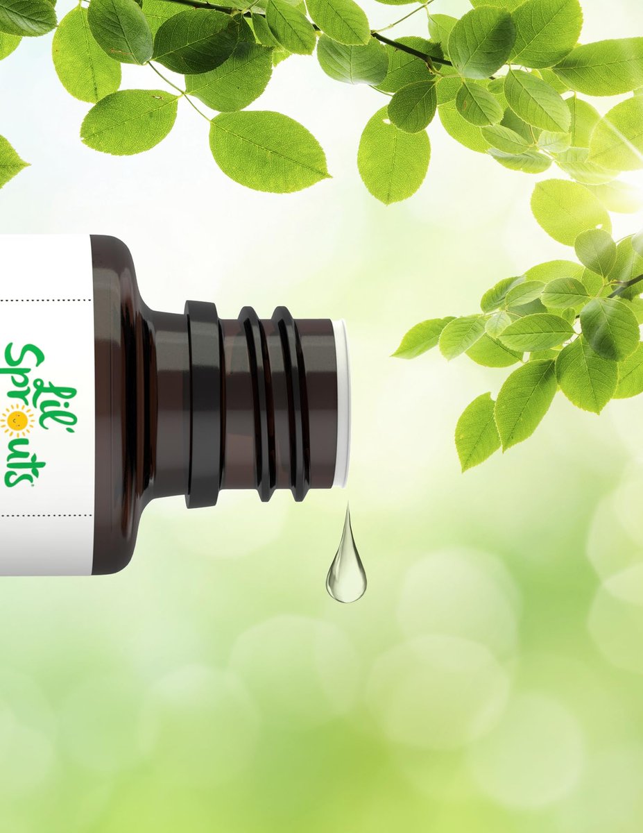 Carlyle Baby Vitamin D3 Tropfen | 400 IE | 0,31 oz (9,2 ml) 1-Jahresvorrat (365 Portionen) | Vegetarisch, Ohne Gentechnik und Glutenfrei von Lil' Sprouts