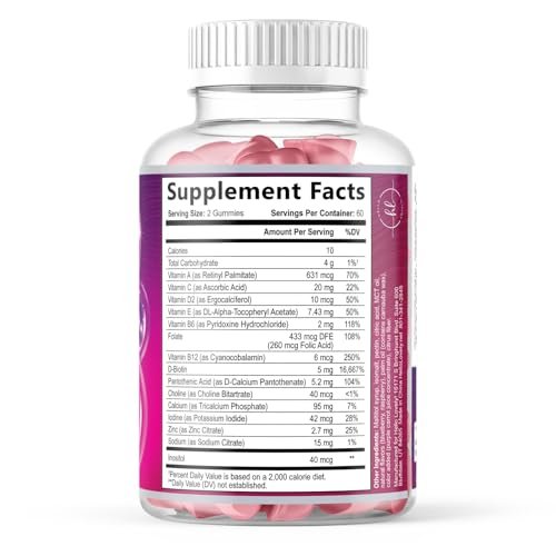 Hello Lovely! Haar Vitamine Gummis mit Biotin 5000 mcg pro Portion - Unterstützt das Haarwachstum mit Vitaminen E & C für dickeres, stärkeres & schöneres Haar - Vitamin für Haut, Haare und Nägel, glutenfrei - 120 Gummis