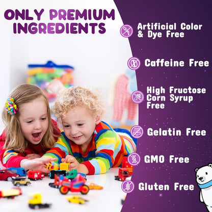 Nature's Nutrition Kinder Immunstärkung Gummibärchen - Vitamin C, Zink & Echinacea für tägliche Immununterstützung, ab 4 Jahren, glutenfrei, vegan - 120 Stück