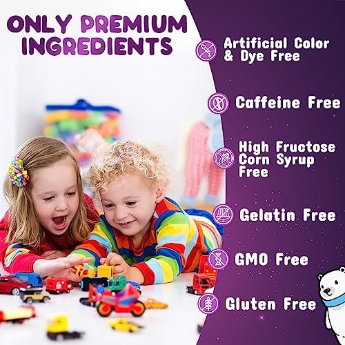 Nature's Nutrition Kinder Immunstärkung Gummibärchen - Vitamin C, Zink & Echinacea für tägliche Immununterstützung, ab 4 Jahren, glutenfrei, vegan - 120 Stück