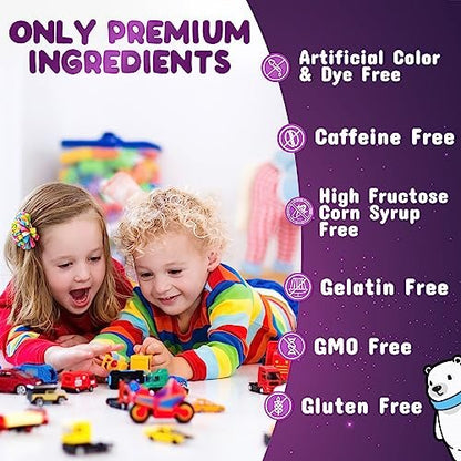 Nature's Nutrition Kinder Immunstärkung Gummibärchen - Vitamin C, Zink & Echinacea für tägliche Immununterstützung, ab 4 Jahren, glutenfrei, vegan - 120 Stück
