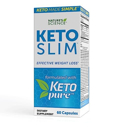 Nature's Science Keto Slim 7-Keto – 60 Kapseln zur Unterstützung des Stoffwechsels