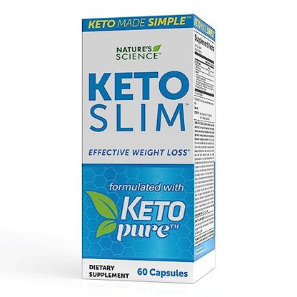 Nature's Science Keto Slim 7-Keto – 60 Kapseln zur Unterstützung des Stoffwechsels