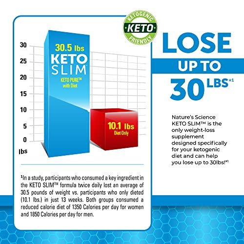 Nature's Science Keto Slim 7-Keto – 60 Kapseln zur Unterstützung des Stoffwechsels