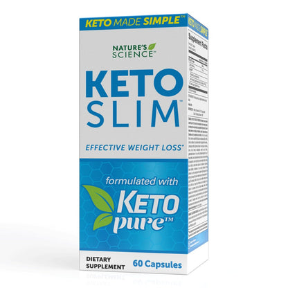 Nature's Science Keto Slim 7-Keto – 60 Kapseln zur Unterstützung des Stoffwechsels