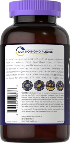 Carlyle Melatonin Gummis 10mg | 180 Stück | Schlafhilfe für Erwachsene | Beerengeschmack | Vegan, Nicht-GVO, Glutenfrei