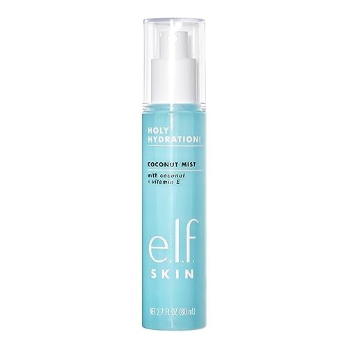 e.l.f. SKIN Holy Hydration! Feuchtigkeitsspendender Kokosnussnebel – Erfrischt, beruhigt und belebt die Haut – Tropischer Duft – 2,7 Fl Oz (80 ml)