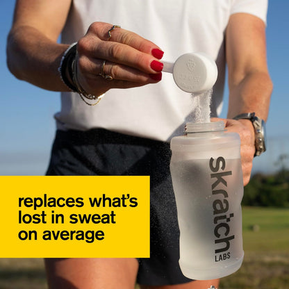 Skratch Labs Hydration Sportgetränk – Erdbeer-Limonade mit echter Frucht | 20 Portionen | Vegan, Non-GMO, saubere Inhaltsstoffe