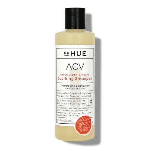 dpHUE ACV Beruhigendes Shampoo mit Apfelessig, 8,5 oz – Sulfatfreies Trockene-Kopfhaut-Shampoo für coloriertes Haar