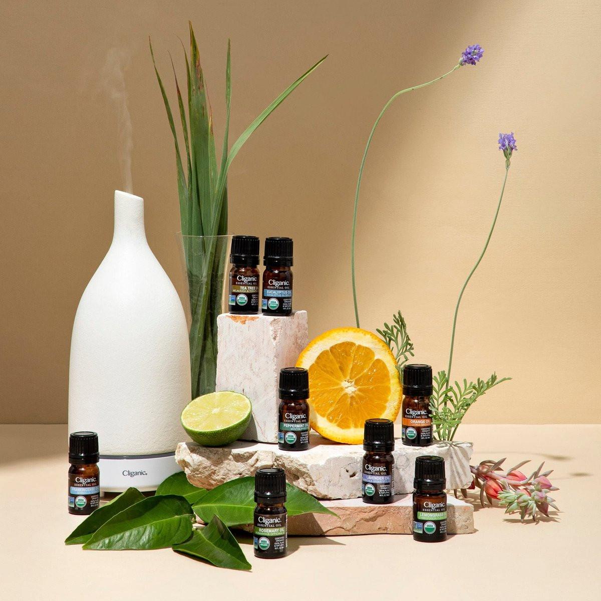 Cliganic Bio Grapefruit ätherisches Öl Rosa, 100% rein natürlich, für Aromatherapie, Non-GMO verifiziert