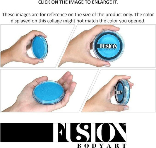 Fusion Body Art Gesichtsfarbe | PRO Paraffinweiß (32g) – Professionelle, wasseraktivierte Gesichts- und Körperbemalung, hypoallergen, ungiftig, vegan, FDA-konform