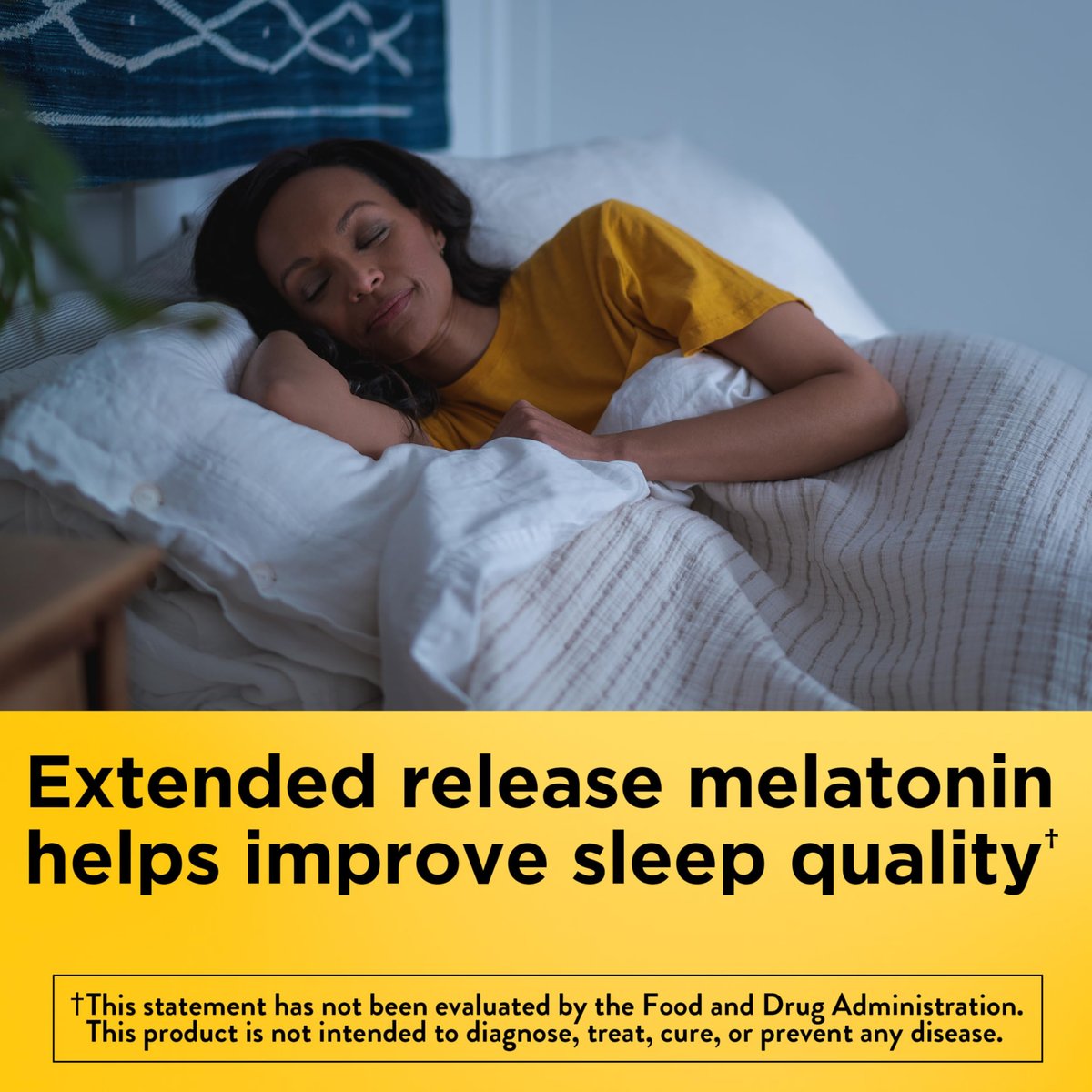 Nature Made Melatonin 4mg mit verlängerter Wirkstofffreisetzung - Schlafmittel für Erwachsene, 100% arzneimittelfreies Schlafhilfe, 90 Tabletten, 90-Tage-Versorgung