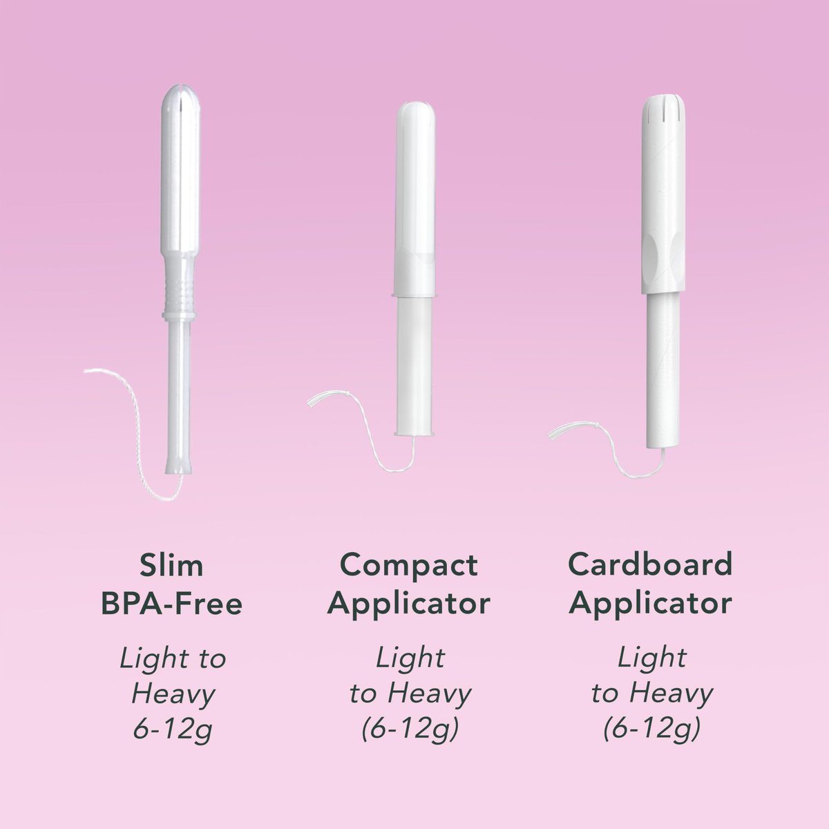 Rael Tampons mit Kompakt-Applikator – Biologische Baumwolle, mittlere Saugstärke, BPA-frei, chlorfrei, Leak Locker Technologie (36 Stück, Regular)