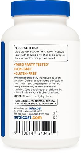 Nutricost Myrrhe-Extrakt 120 Kapseln - 120 Portionen pro Flasche, Glutenfrei, Vegetarisch, Nicht-GVO