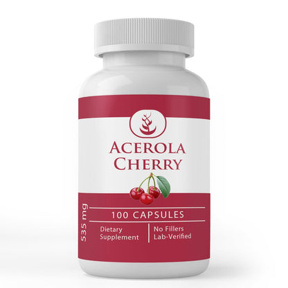 Pure Original Ingredients Acerola-Kirsche, 100 Kapseln – Immer rein, ohne Zusätze oder Füllstoffe