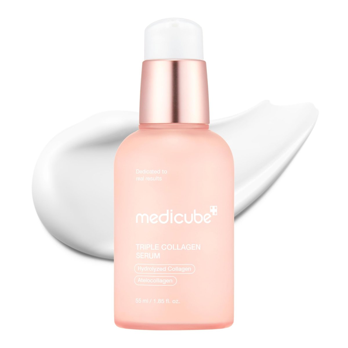 Medicube Triple Collagen Serum 1,85 fl.oz – Nährendes Serum mit Triple Collagen Complex, Niacinamid und Hyaluronsäure für stumpfe Haut – Koreanische Hautpflege