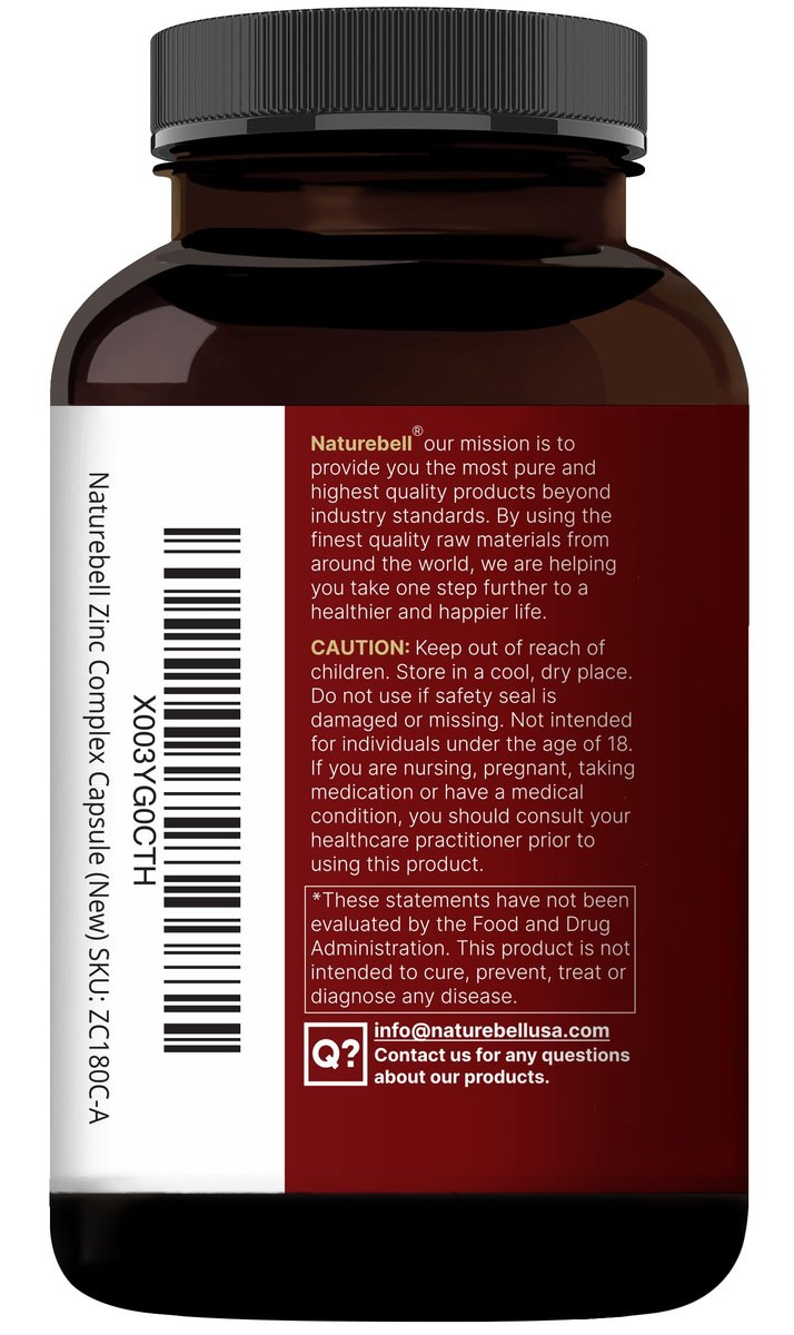 NatureBell Zink Quercetin mit Vitamin C & D3, 240 Kapseln | Quercetin 1000mg + Zink 50mg + Vitamin C 250mg + Vitamin D3 5000 IE | 4-in-1 Fortschrittliche Immun- & Lungenunterstützung | ZincVanta Formel