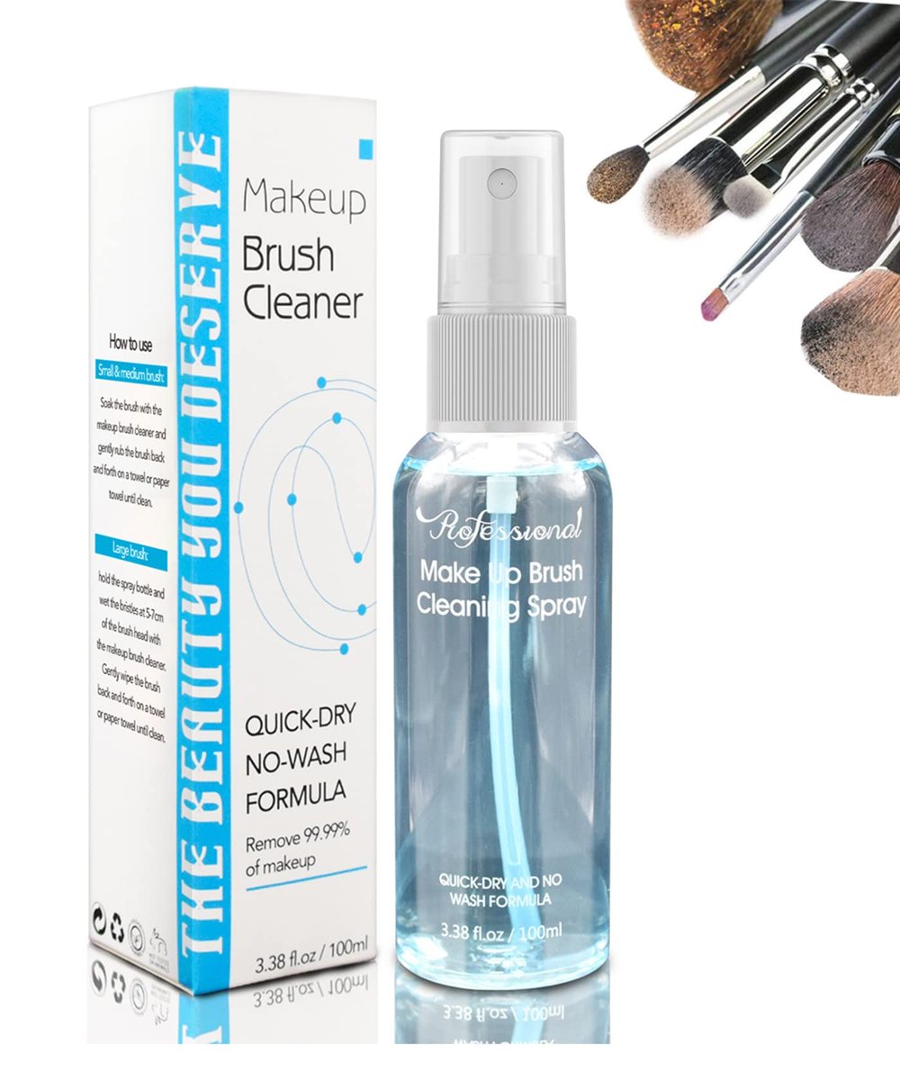 Felico Makeup Pinselreiniger – Tiefenreinigender Spray ohne Abspülen, Schnell trocknend, 100 ml