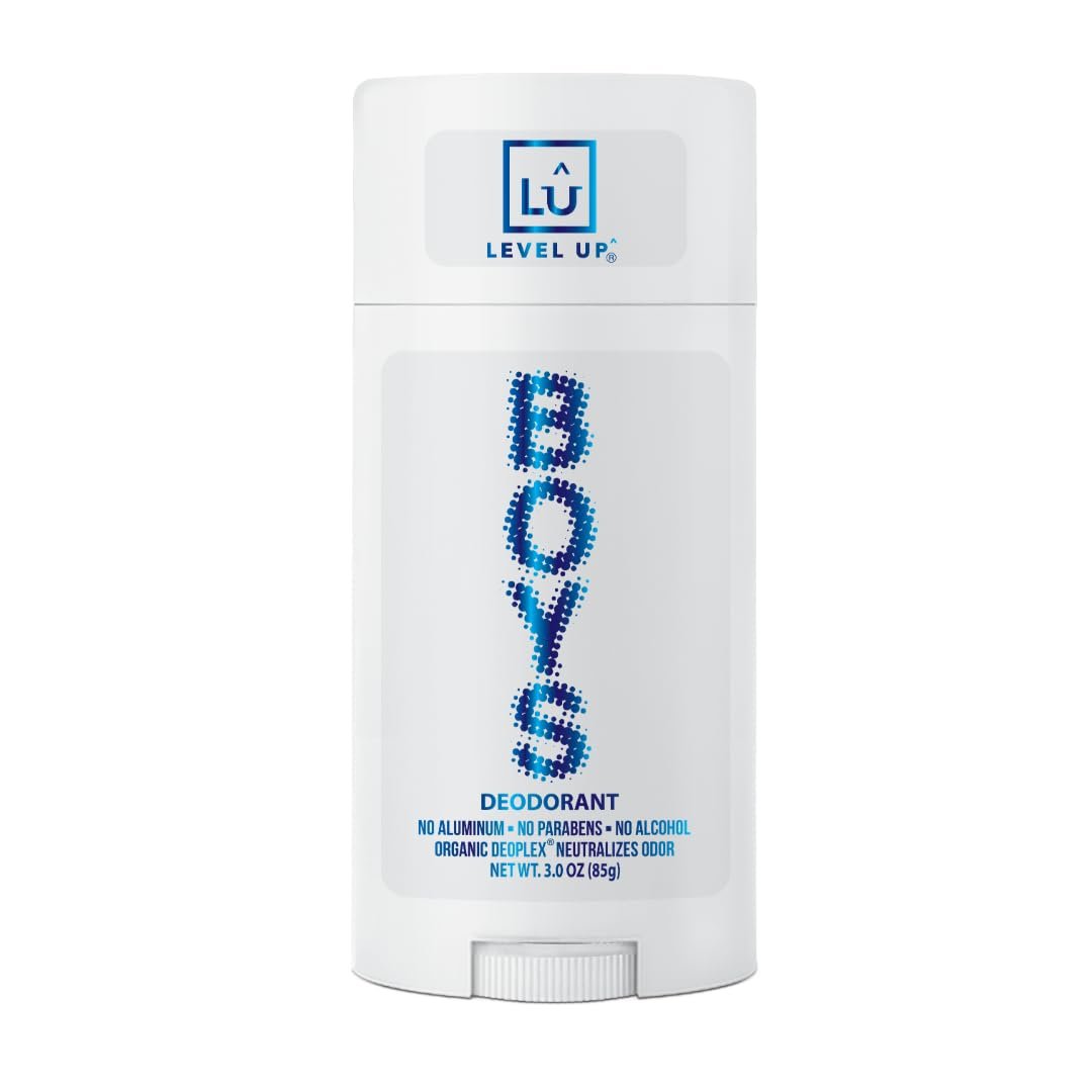 Level Up Jungen Deodorant: Aluminiumfrei, Alkoholfrei, Parabenfrei, 24h Geruchsschutz, Frischer Duft, für Kinder & Tweens, Hergestellt in den USA